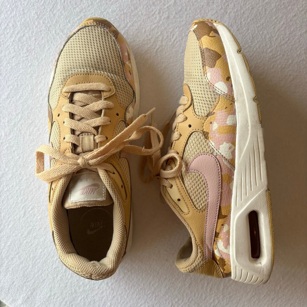 Nike Air Max SC Women's Sesame Pink Desert Camo Sneakers DX3733-200 Size 8.5
